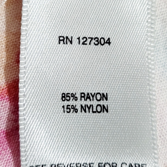 John Mark Women's Colorful Abstract Tunic Blouse 3/4 Sleeve Size Medium - Picture 12 of 13